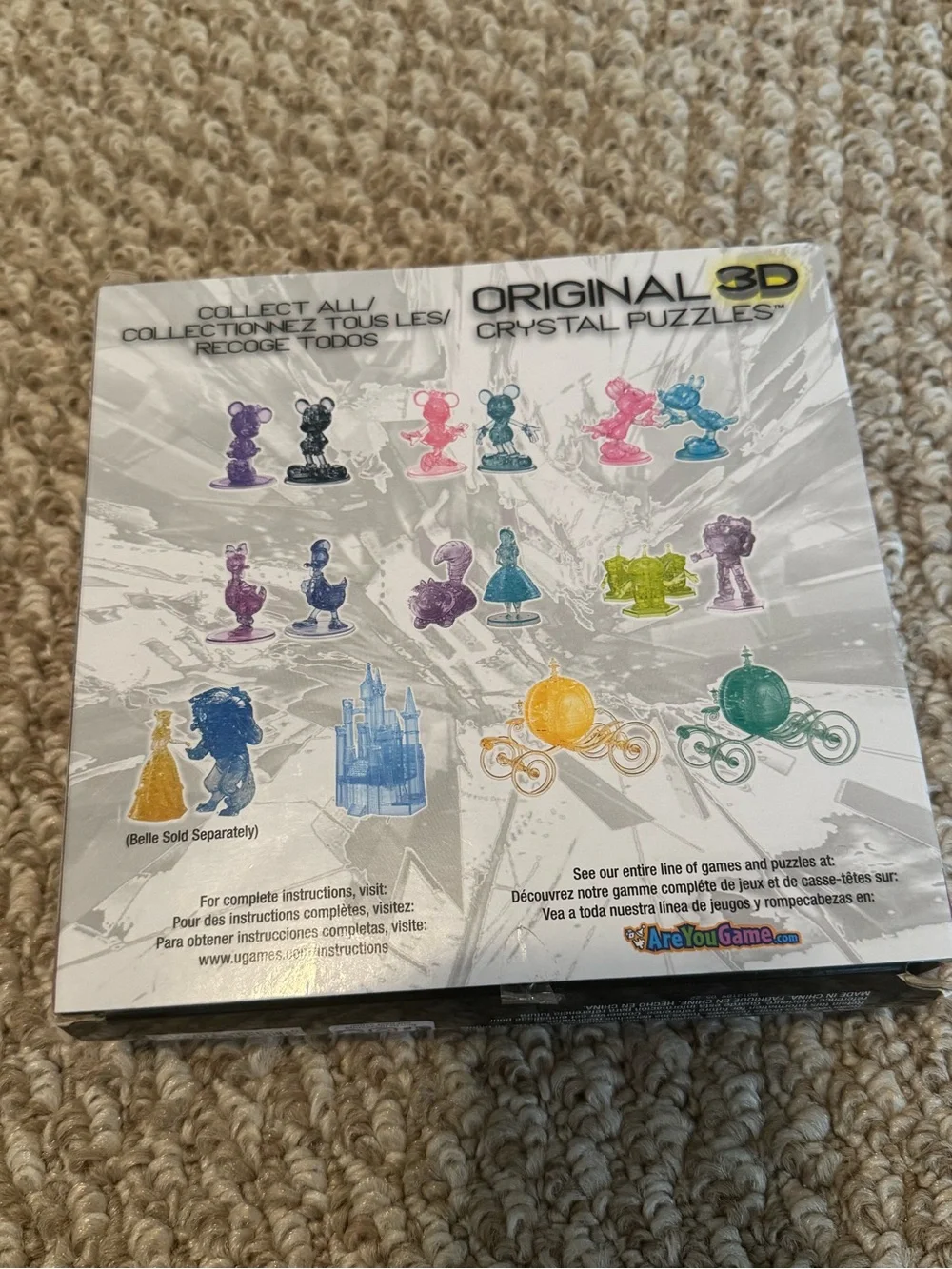 Disney 3D Crystal Minnie & Mickey Puzzle Set - Pink & Blue